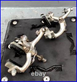 Vintage CAMPAGNOLO RECORD Front and Rear Nutted Short Reach Brake Calipers