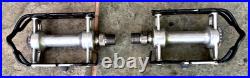 Vintage CAMPAGNOLO STRADA #4021 SUPER RECORD Titanium Spindles Pedals 9/16