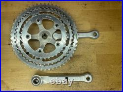 Vintage Camagnolo Nuovo Record Triple Crankset 54/46/36 170mm Used