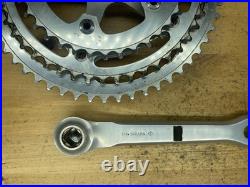 Vintage Camagnolo Nuovo Record Triple Crankset 54/46/36 170mm Used