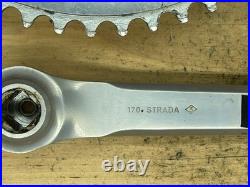 Vintage Camagnolo Nuovo Record Triple Crankset 54/46/36 170mm Used