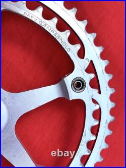 Vintage Campagnolo 1049/A Super Record Strada Crankset 170mm 52/42T Silver