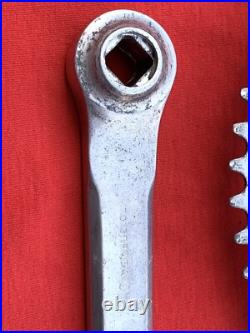 Vintage Campagnolo 1049/A Super Record Strada Crankset 170mm 52/42T Silver
