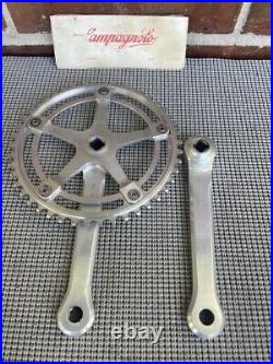 Vintage Campagnolo 1051 Record Pista Track Crankset 170mm 151 BCD 46T Chaniring