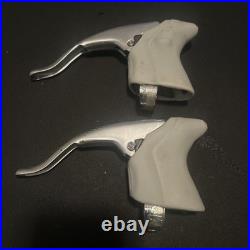 Vintage Campagnolo 4th and final gen C-Record Brake Lever Set Cobalto White