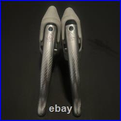 Vintage Campagnolo 4th and final gen C-Record Brake Lever Set Cobalto White