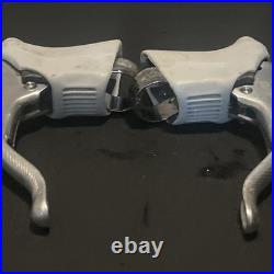 Vintage Campagnolo 4th and final gen C-Record Brake Lever Set Cobalto White