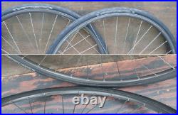 Vintage Campagnolo 700c Croce D'Aune RoadBike WHEELS Hubs MavicOpen Rims Bicycle