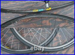 Vintage Campagnolo 700c Croce D'Aune RoadBike WHEELS Hubs MavicOpen Rims Bicycle