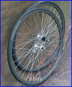 Vintage Campagnolo 700c Croce D'Aune RoadBike WHEELS Hubs MavicOpen Rims Bicycle