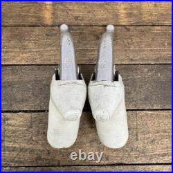 Vintage Campagnolo Brake Levers C-Record Chrous White Hoods 4-Finger Drop Bar