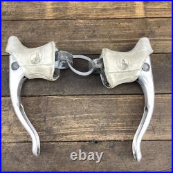 Vintage Campagnolo Brake Levers Pair Road Bike Hoods Italy Classic Alloy 235g
