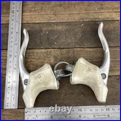 Vintage Campagnolo Brake Levers Pair Road Bike Hoods Italy Classic Alloy 235g