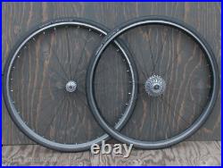 Vintage Campagnolo C Record 700c RoadBike WHEELS Velocity Rims Tires Bicycle