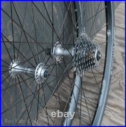 Vintage Campagnolo C Record 700c RoadBike WHEELS Velocity Rims Tires Bicycle