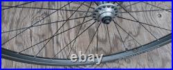 Vintage Campagnolo C Record 700c RoadBike WHEELS Velocity Rims Tires Bicycle