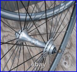 Vintage Campagnolo C Record 700c RoadBike WHEELS Velocity Rims Tires Bicycle