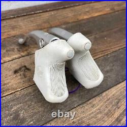 Vintage Campagnolo C-Record Brake Levers Set CRecord White Aero Campy 1st First