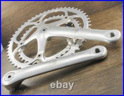 Vintage Campagnolo C Record Road Bike CRANKS 172.5mm 53t 41t Chainrings Bicycle