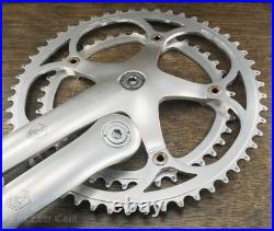 Vintage Campagnolo C Record Road Bike CRANKS 172.5mm 53t 41t Chainrings Bicycle