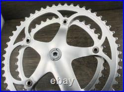 Vintage Campagnolo C Record Road Bike CRANKS 172.5mm 53t 41t Chainrings Bicycle