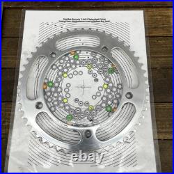 Vintage Campagnolo Chainring 52T 151 BCD Road Bike Chainwheel Italy Track Race
