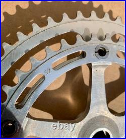 Vintage Campagnolo Crankset Nuovo Record 52/43, 172.5mm Strada Crank and BB