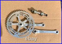 Vintage Campagnolo Crankset Nuovo Record 52/43, 172.5mm Strada Crank and BB