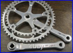 Vintage Campagnolo Late Super Record Road Bike CRANKS 172.5mm 52t 42t Chainrings
