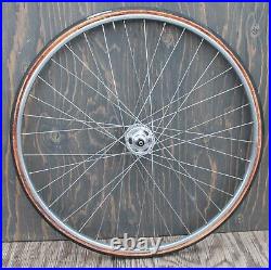 Vintage Campagnolo No Record RoadBike WHEEL HFHub Fiamme Rim TubularTire Bicycle Vintage Campagnolo No Record RoadBike WHEEL HFHub Fiamme Rim TubularTire Bicycle