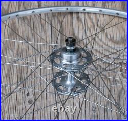 Vintage Campagnolo No Record RoadBike WHEEL HFHub Fiamme Rim TubularTire Bicycle Vintage Campagnolo No Record RoadBike WHEEL HFHub Fiamme Rim TubularTire Bicycle