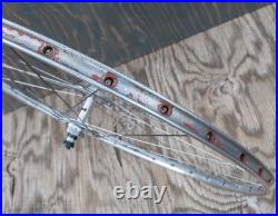 Vintage Campagnolo No Record RoadBike WHEEL HFHub Fiamme Rim TubularTire Bicycle Vintage Campagnolo No Record RoadBike WHEEL HFHub Fiamme Rim TubularTire Bicycle