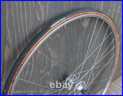 Vintage Campagnolo No Record RoadBike WHEEL HFHub Fiamme Rim TubularTire Bicycle Vintage Campagnolo No Record RoadBike WHEEL HFHub Fiamme Rim TubularTire Bicycle