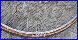 Vintage Campagnolo No Record RoadBike WHEEL HFHub Fiamme Rim TubularTire Bicycle Vintage Campagnolo No Record RoadBike WHEEL HFHub Fiamme Rim TubularTire Bicycle