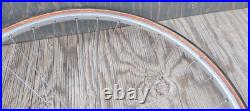 Vintage Campagnolo No Record RoadBike WHEEL HFHub Fiamme Rim TubularTire Bicycle Vintage Campagnolo No Record RoadBike WHEEL HFHub Fiamme Rim TubularTire Bicycle