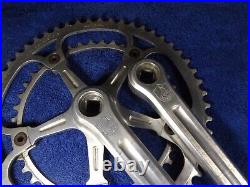 Vintage Campagnolo Nuovo Record 172.5mm CRANK 53t 42t Chainrings Bicycle