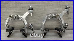 Vintage Campagnolo Nuovo Record Brake Calipers Long Reach, Front/ Rear Threaded