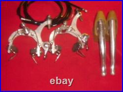 NOS Campagnolo Brake Cable Clips Set Of 3 For Top Tube – Vintage Italian Racing Bike Parts #649