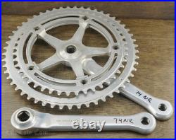 Vintage Campagnolo Nuovo Record Road Bike 170mm CRANKS 53t44t Chainrings Bicycle