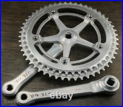 Vintage Campagnolo Nuovo Record RoadBike 170mm CRANKS 53t 48t Chainrings Bicycle