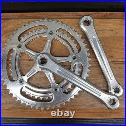 Vintage Campagnolo Nuovo Record Strada Crankset 172.5mm 144 BCD 52T/42T