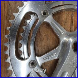 Vintage Campagnolo Nuovo Record Strada Crankset 172.5mm 144 BCD 52T/42T