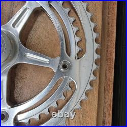 Vintage Campagnolo Nuovo Record Strada Crankset 172.5mm 144 BCD 52T/42T