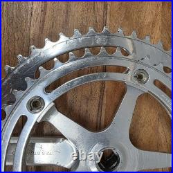 Vintage Campagnolo Nuovo Record Strada Crankset 172.5mm 144 BCD 52T/42T