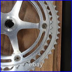 Vintage Campagnolo Nuovo Record Strada Crankset 172.5mm 144 BCD 52T/42T