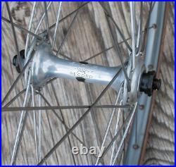 Vintage Campagnolo Nuovo Super Record Hubs 700c Road Bike WHEELS Mavic G40 Rims Vintage Campagnolo Nuovo Super Record Hubs 700c Road Bike WHEELS Mavic G40 Rims