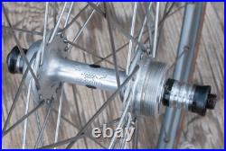 Vintage Campagnolo Nuovo Super Record Hubs 700c Road Bike WHEELS Mavic G40 Rims Vintage Campagnolo Nuovo Super Record Hubs 700c Road Bike WHEELS Mavic G40 Rims