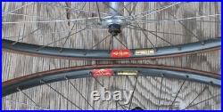 Vintage Campagnolo Nuovo Super Record Hubs 700c Road Bike WHEELS Mavic G40 Rims Vintage Campagnolo Nuovo Super Record Hubs 700c Road Bike WHEELS Mavic G40 Rims