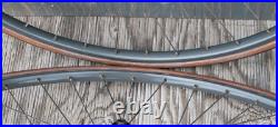 Vintage Campagnolo Nuovo Super Record Hubs 700c Road Bike WHEELS Mavic G40 Rims Vintage Campagnolo Nuovo Super Record Hubs 700c Road Bike WHEELS Mavic G40 Rims