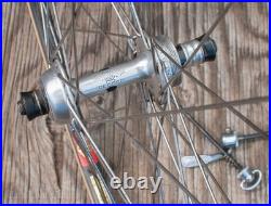 Vintage Campagnolo Nuovo Super Record Hubs 700c RoadBike WHEELS Mavic G40 Rims Vintage Campagnolo Nuovo Super Record Hubs 700c RoadBike WHEELS Mavic G40 Rims